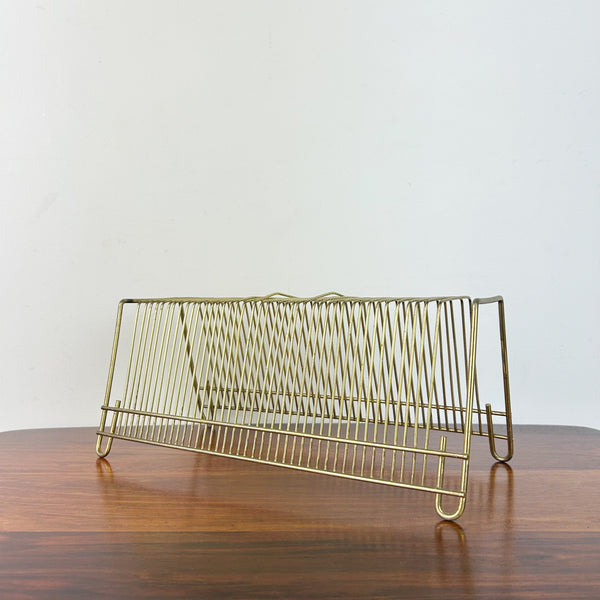 WIRE RECORD RACK