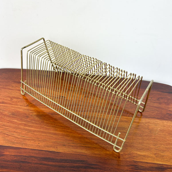 WIRE RECORD RACK