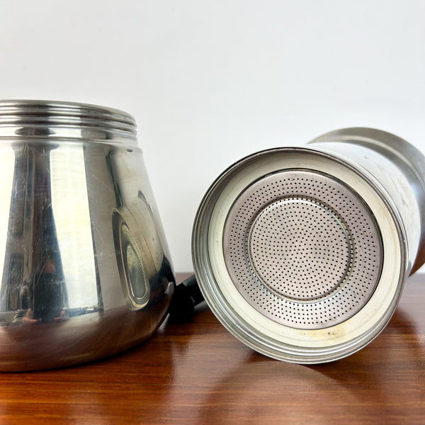 ITALIAN STOVETOP COFFEE POT INOX