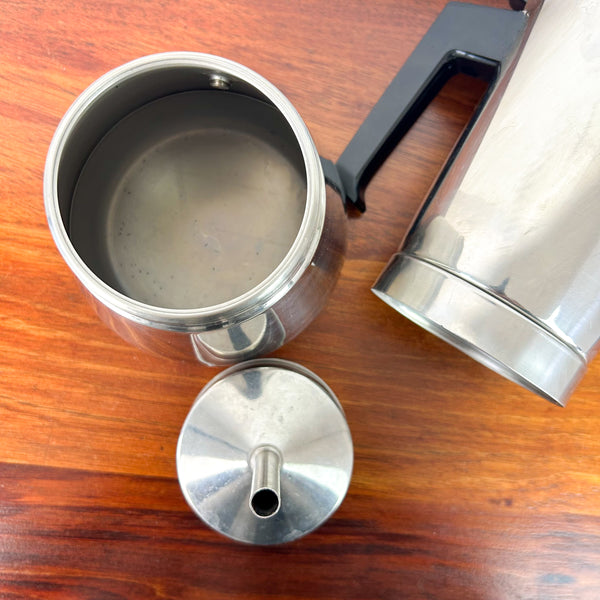 ITALIAN STOVETOP COFFEE POT INOX