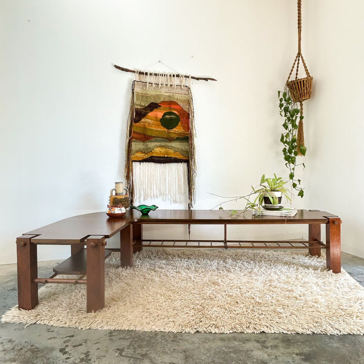L-SHAPED COFFEE TABLE