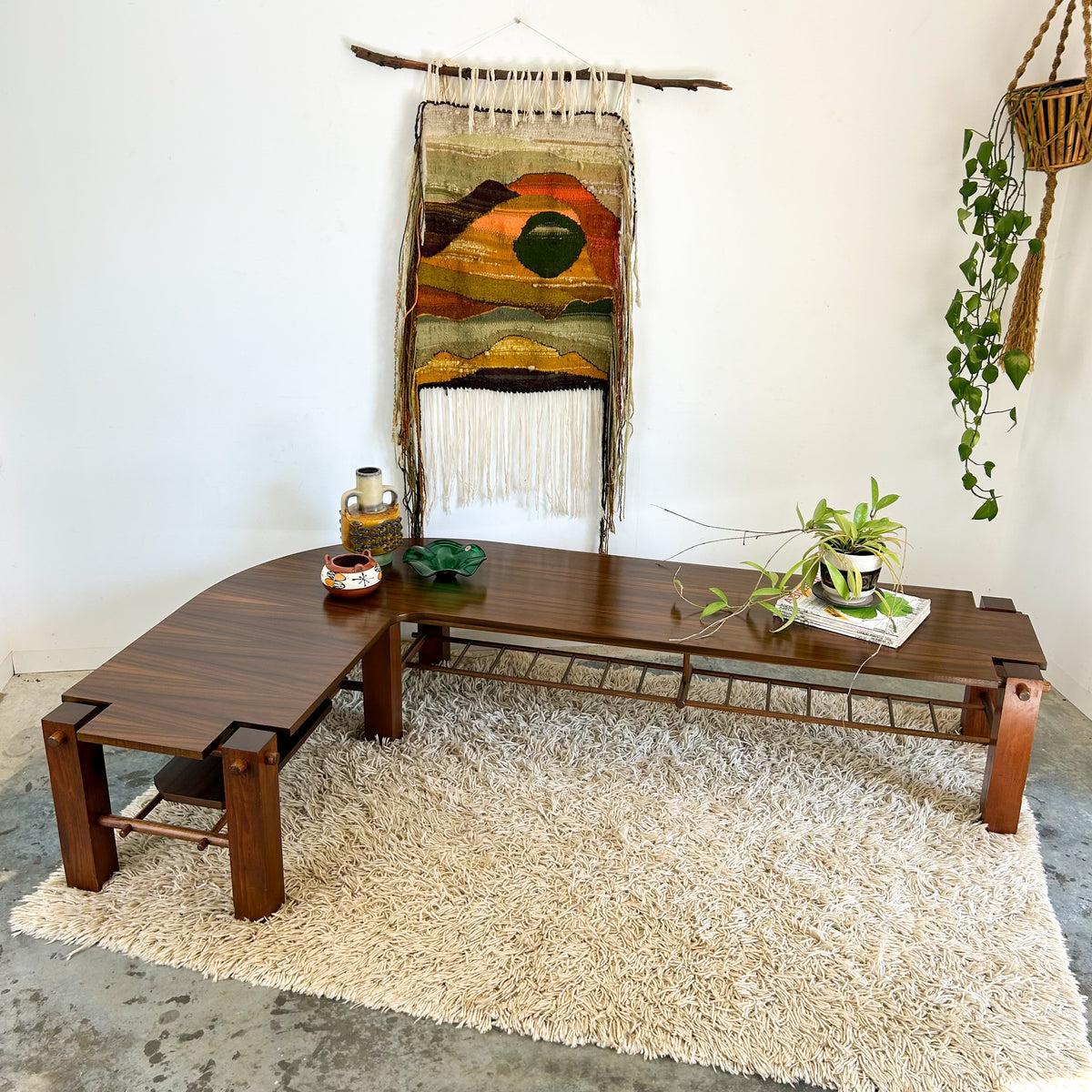 L-SHAPED COFFEE TABLE
