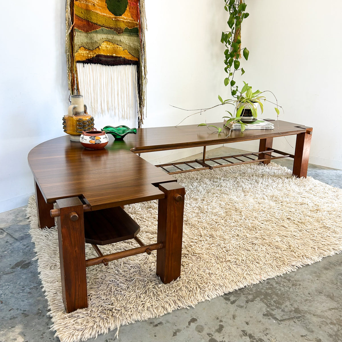 L-SHAPED COFFEE TABLE