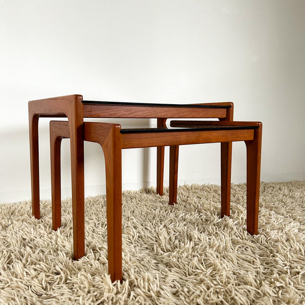 SMOKY GLASS NESTING TABLES