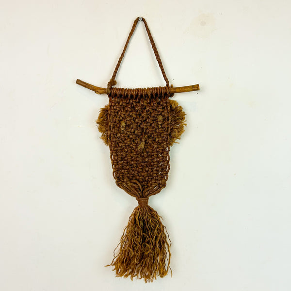 MACRAME OWL WALL HANGING - HEY JUDE WORKSHOP • Vintage furniture & objects Melbourne