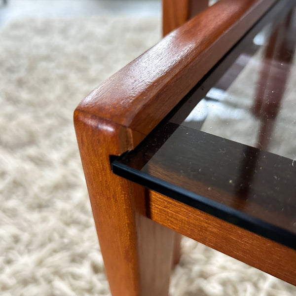 SMOKY GLASS NESTING TABLES