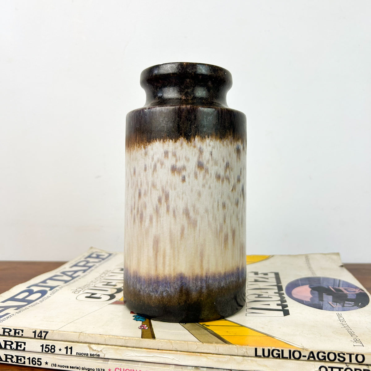 WEST GERMAN POTTERY VASE 203-18 - HEY JUDE WORKSHOP • Vintage furniture & objects Melbourne