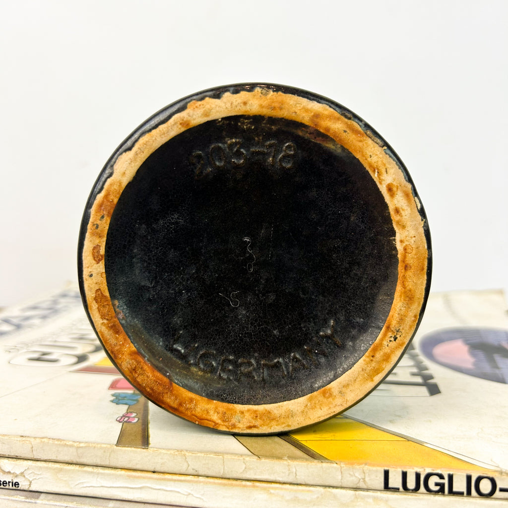 WEST GERMAN POTTERY VASE 203-18 - HEY JUDE WORKSHOP • Vintage furniture & objects Melbourne