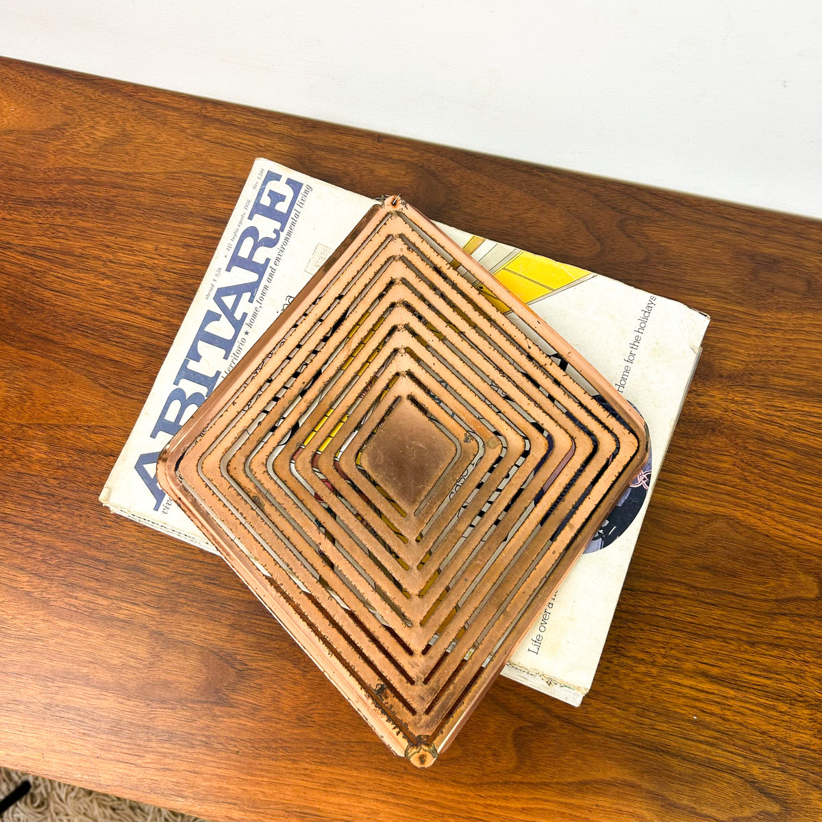 COPPER HANGING ORNAMENT - HEY JUDE WORKSHOP • Vintage furniture & objects Melbourne