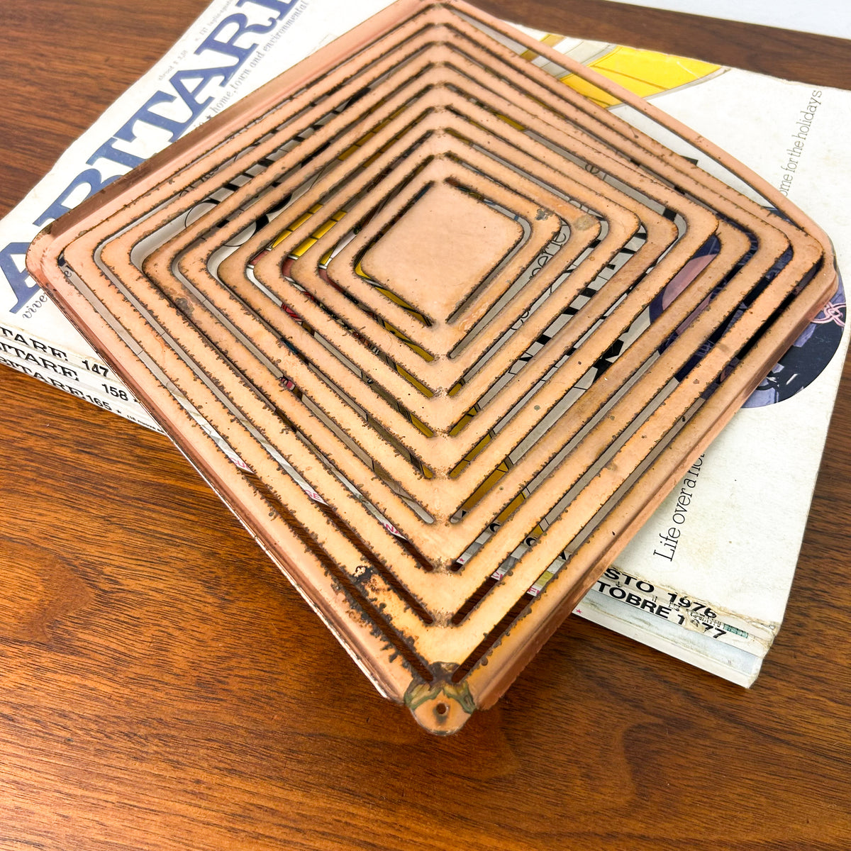 COPPER HANGING ORNAMENT - HEY JUDE WORKSHOP • Vintage furniture & objects Melbourne