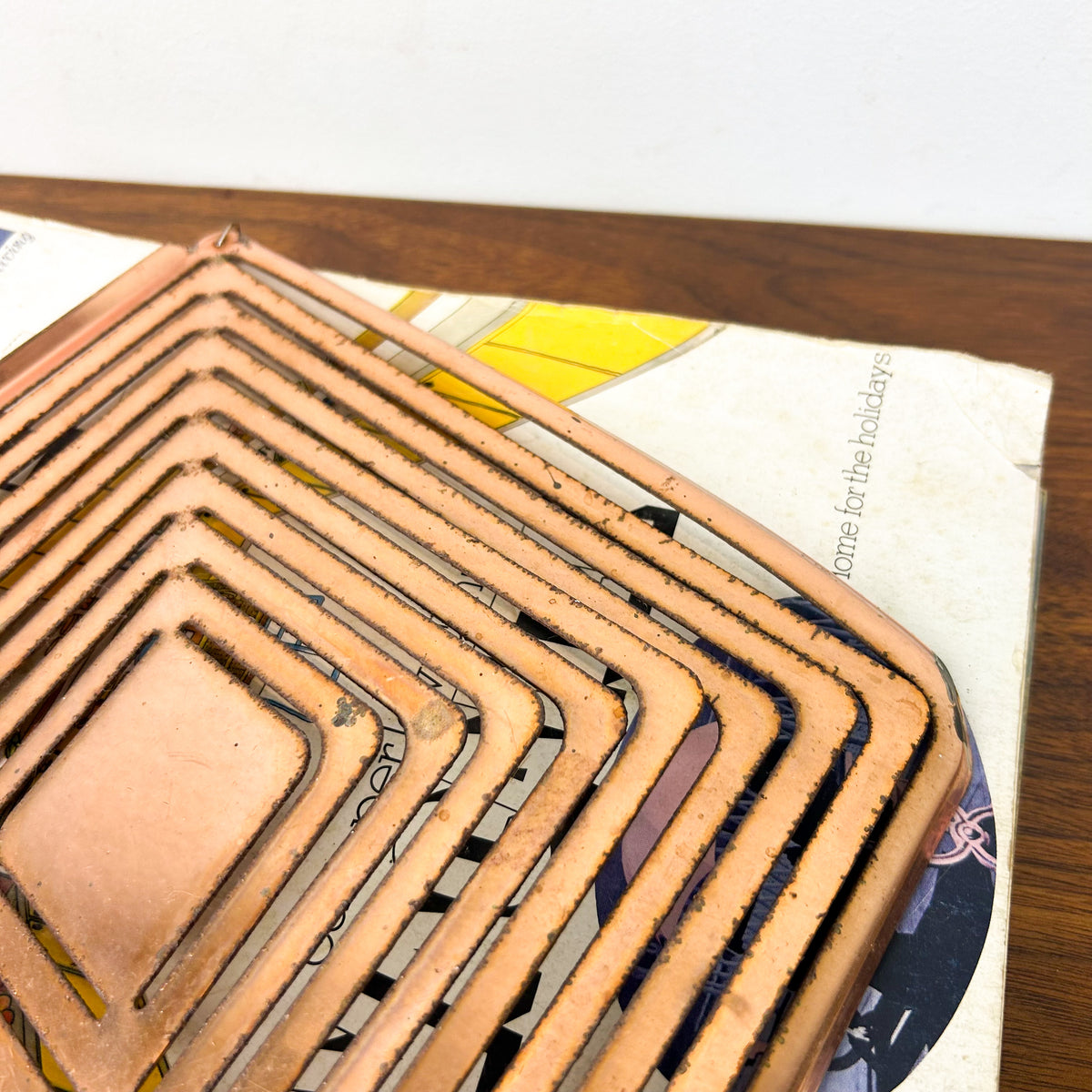 COPPER HANGING ORNAMENT - HEY JUDE WORKSHOP • Vintage furniture & objects Melbourne