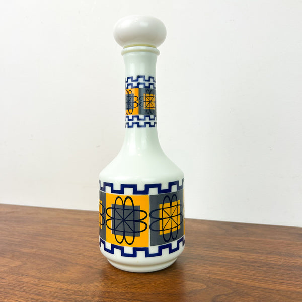 ARCOPAL FRANCE OPALINE GLASS BOTTLE - HEY JUDE WORKSHOP • Vintage furniture & objects Melbourne