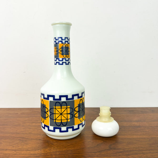 ARCOPAL FRANCE OPALINE GLASS BOTTLE - HEY JUDE WORKSHOP • Vintage furniture & objects Melbourne