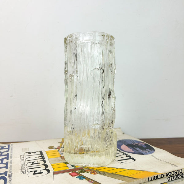 RAVENHEAD BARK GLASS VASE - HEY JUDE WORKSHOP • Vintage furniture & objects Melbourne