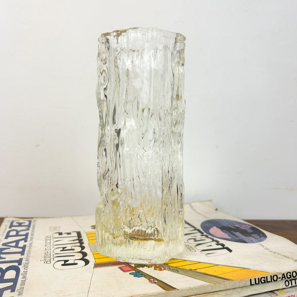 RAVENHEAD BARK GLASS VASE - HEY JUDE WORKSHOP • Vintage furniture & objects Melbourne