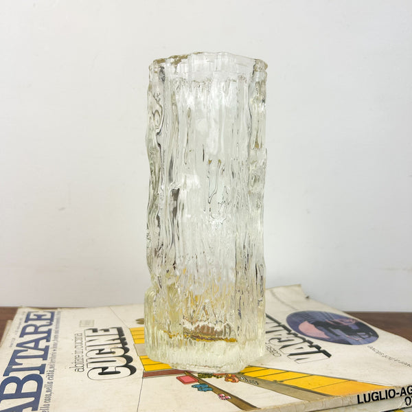 RAVENHEAD BARK GLASS VASE - HEY JUDE WORKSHOP • Vintage furniture & objects Melbourne