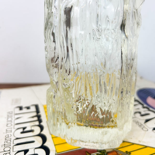 RAVENHEAD BARK GLASS VASE - HEY JUDE WORKSHOP • Vintage furniture & objects Melbourne