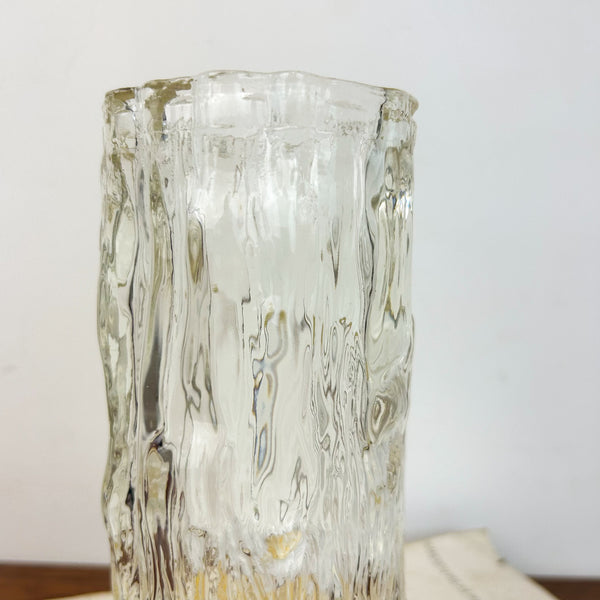 RAVENHEAD BARK GLASS VASE - HEY JUDE WORKSHOP • Vintage furniture & objects Melbourne