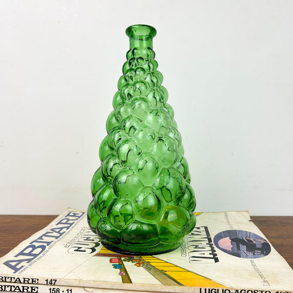 EMPOLI GLASS GRAPE DECANTER - HEY JUDE WORKSHOP • Vintage furniture & objects Melbourne