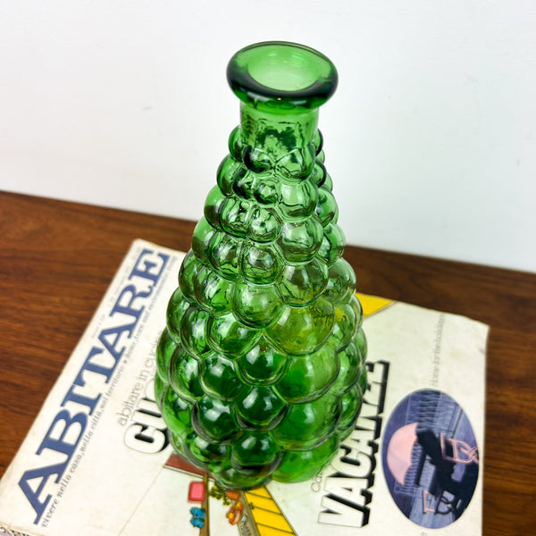 EMPOLI GLASS GRAPE DECANTER - HEY JUDE WORKSHOP • Vintage furniture & objects Melbourne