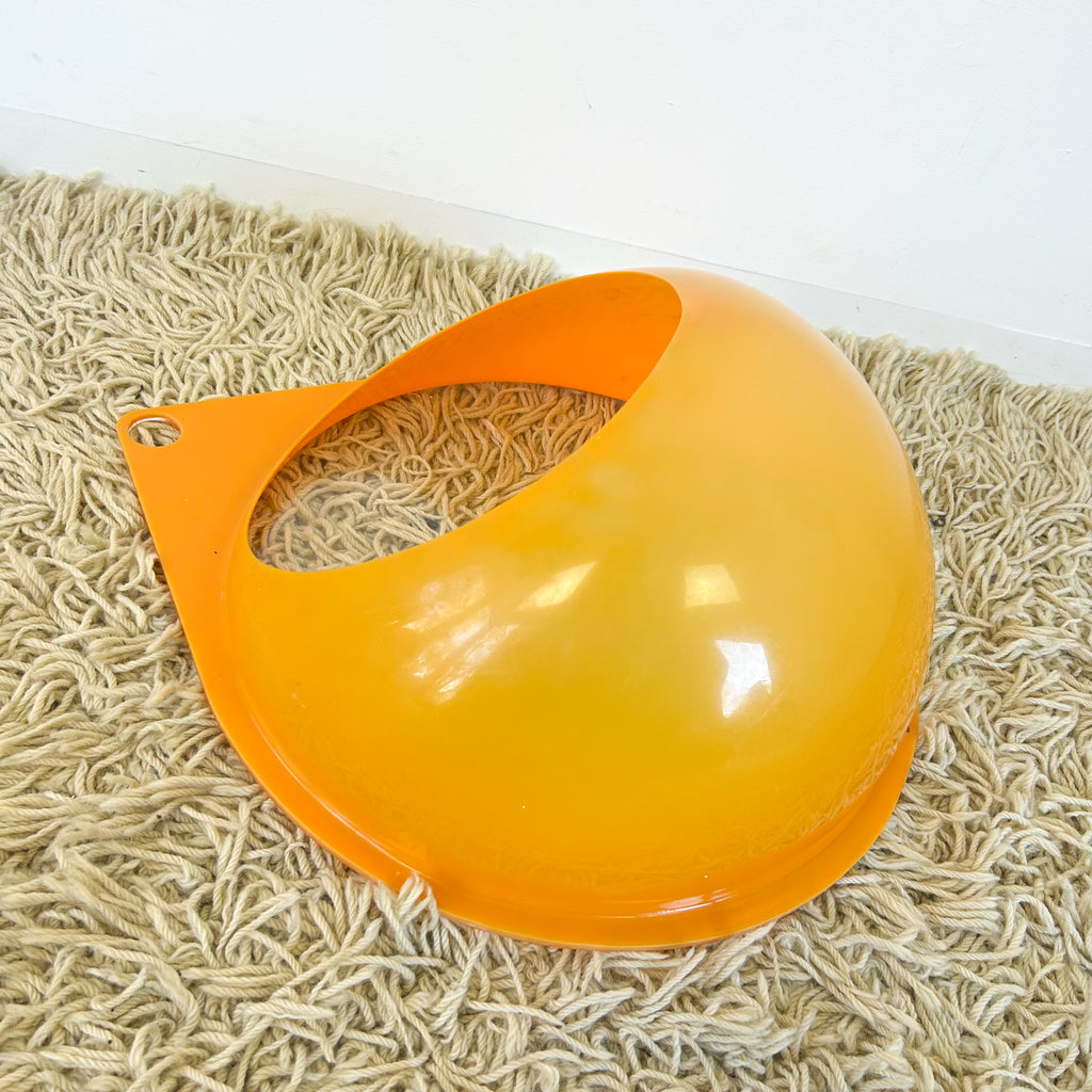 ORANGE PLASTIC WALL PLANTER - HEY JUDE WORKSHOP • Vintage furniture & objects Melbourne