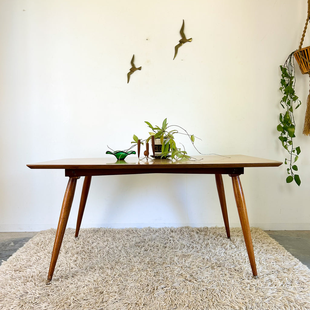 LAMINATE TOP DINING TABLE - HEY JUDE WORKSHOP • Vintage furniture & objects Melbourne