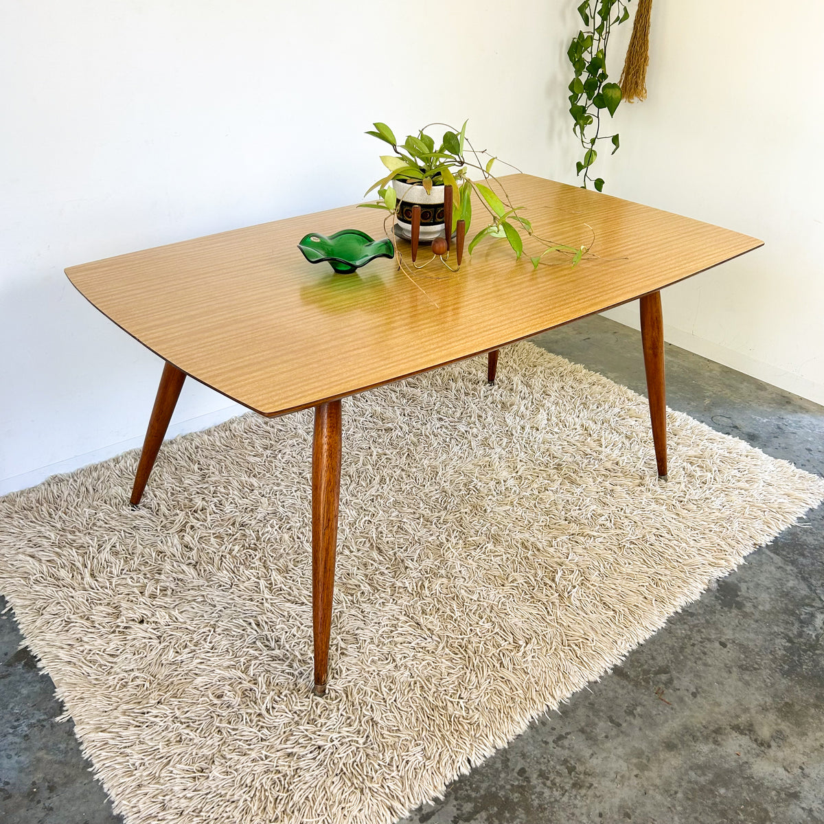 LAMINATE TOP DINING TABLE - HEY JUDE WORKSHOP • Vintage furniture & objects Melbourne