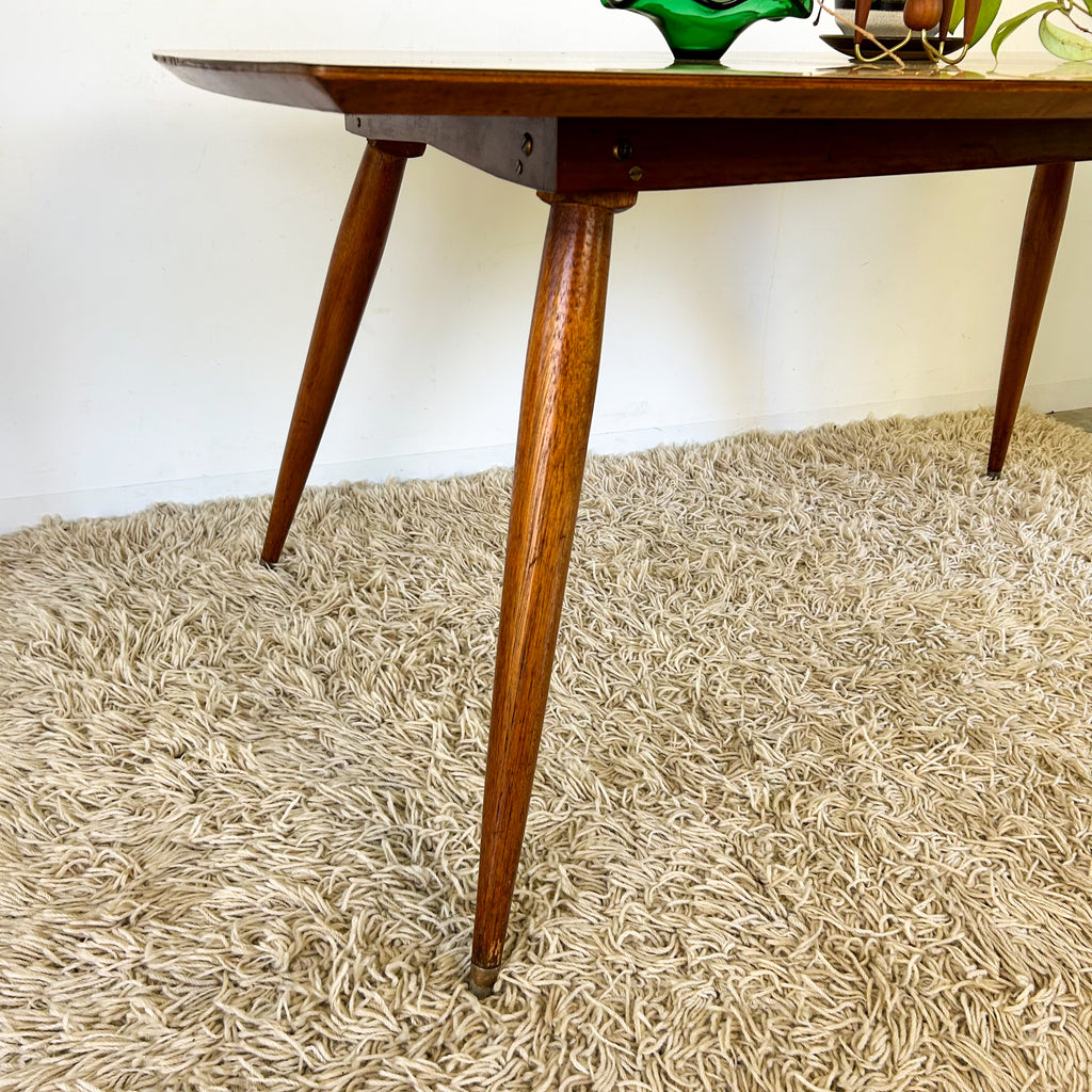 LAMINATE TOP DINING TABLE - HEY JUDE WORKSHOP • Vintage furniture & objects Melbourne