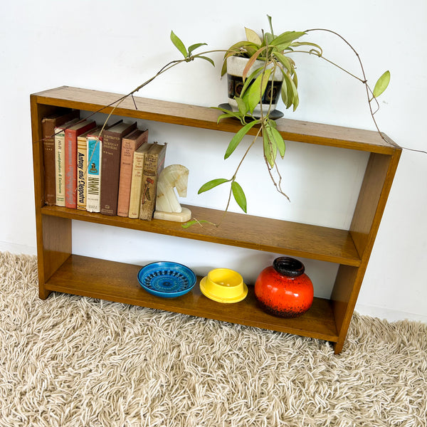 SMALL HARDWOOD BOOKCASE