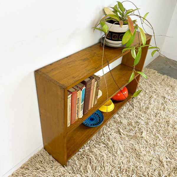 SMALL HARDWOOD BOOKCASE