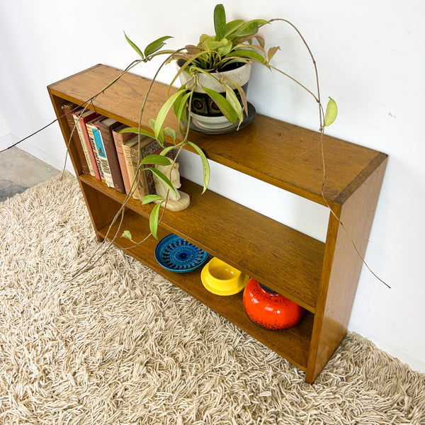 SMALL HARDWOOD BOOKCASE