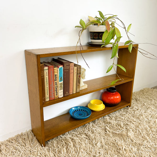 SMALL HARDWOOD BOOKCASE