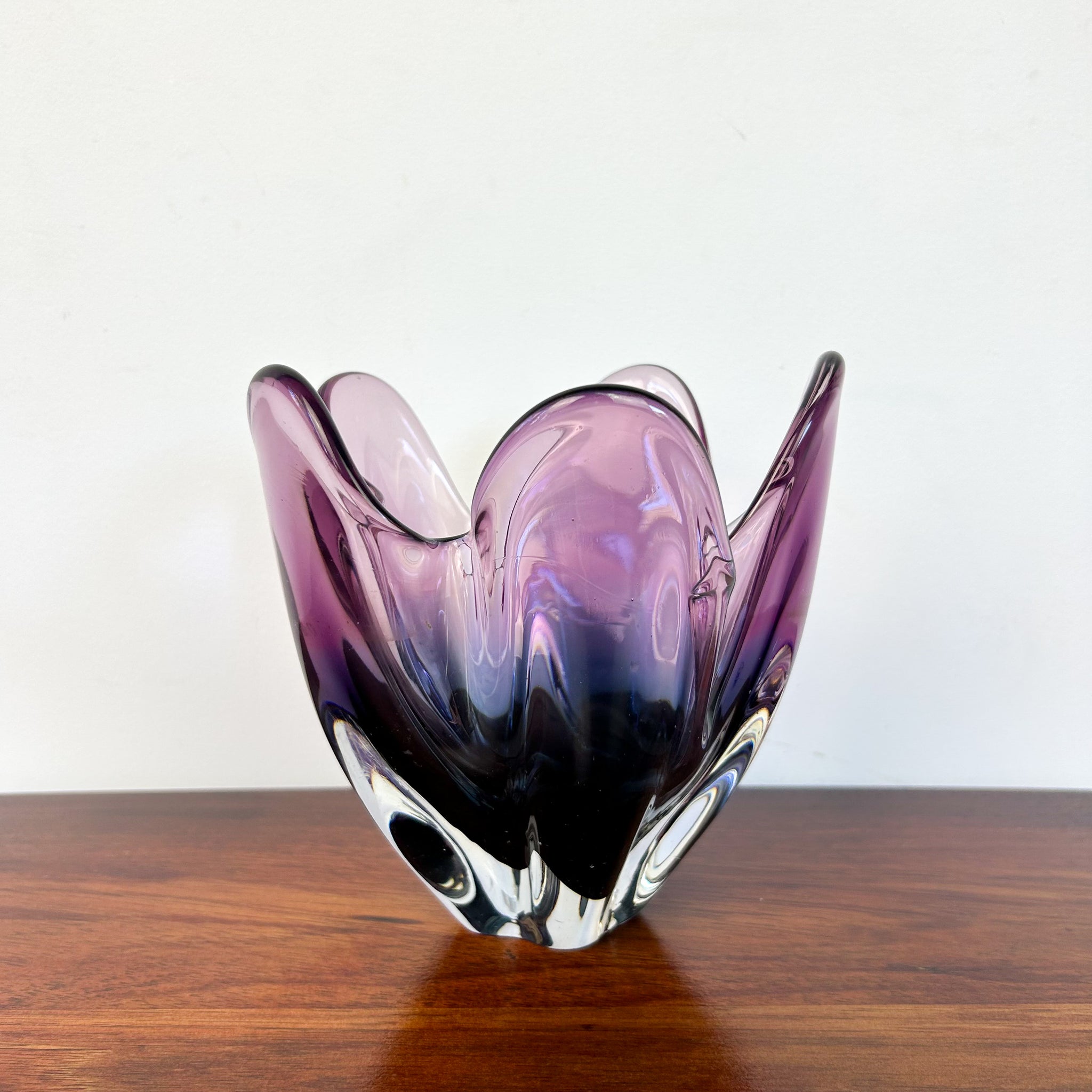 BLUE / PURPLE HANDKERCHIEF BOWL