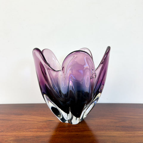 BLUE / PURPLE HANDKERCHIEF BOWL