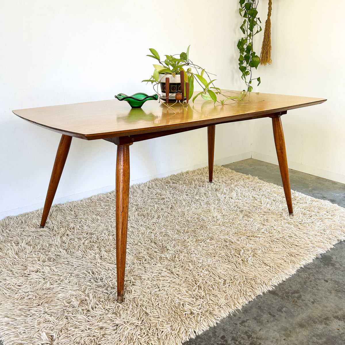 LAMINATE TOP DINING TABLE - HEY JUDE WORKSHOP • Vintage furniture & objects Melbourne