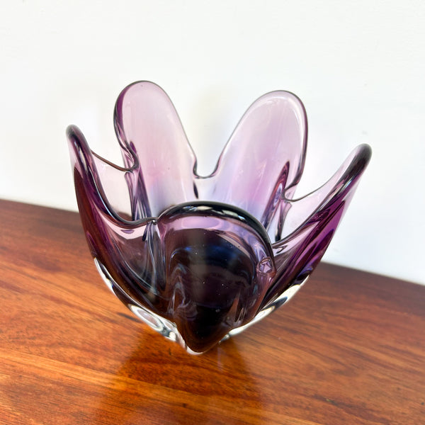 BLUE / PURPLE HANDKERCHIEF BOWL
