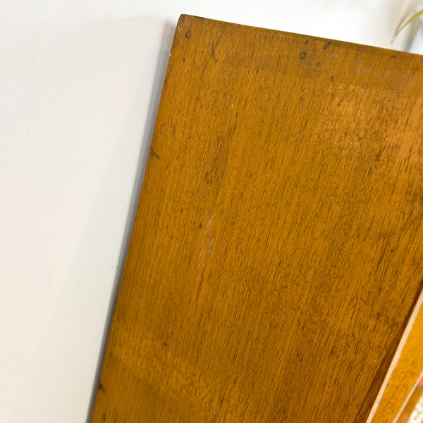 SMALL HARDWOOD BOOKCASE