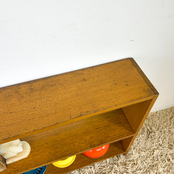 SMALL HARDWOOD BOOKCASE