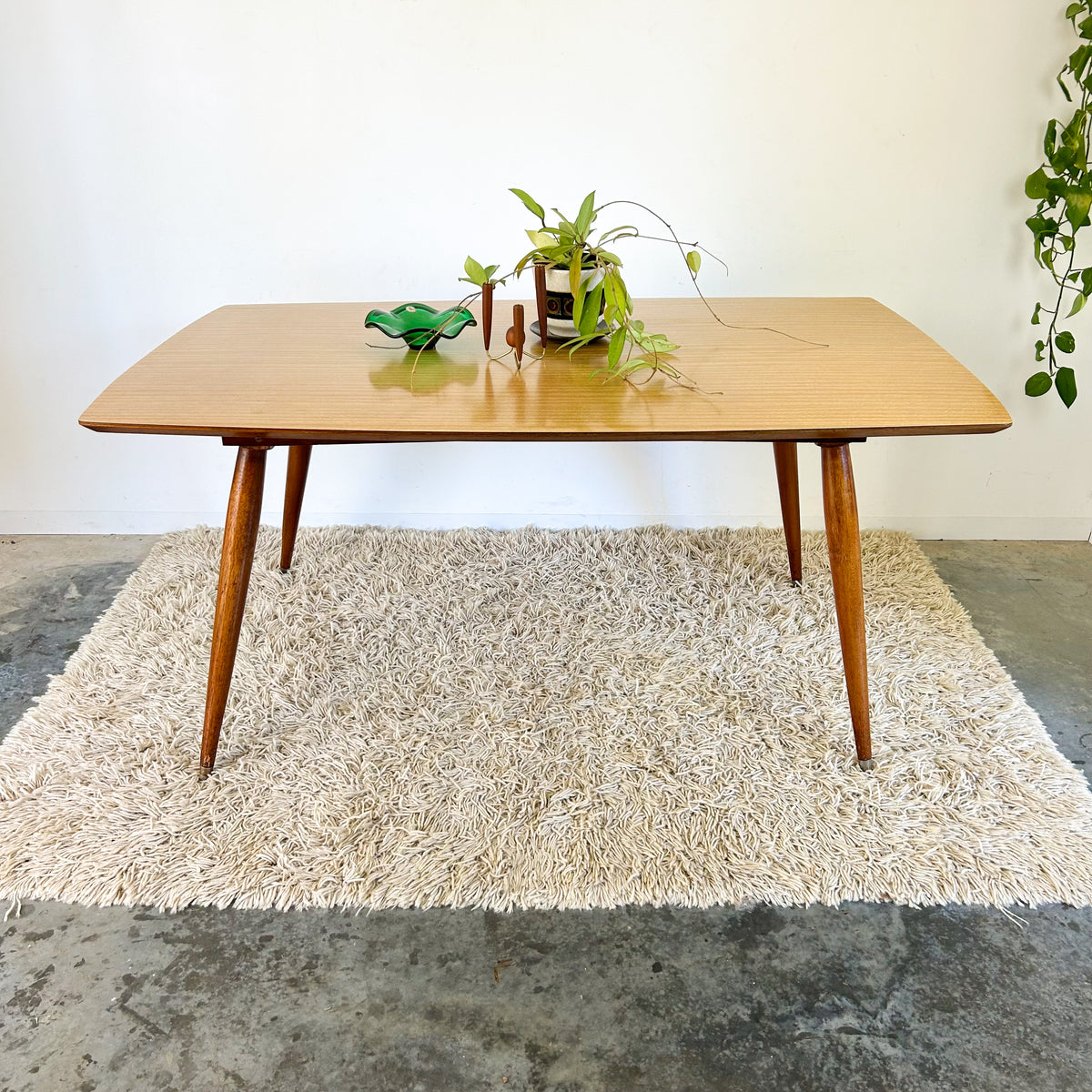 LAMINATE TOP DINING TABLE - HEY JUDE WORKSHOP • Vintage furniture & objects Melbourne