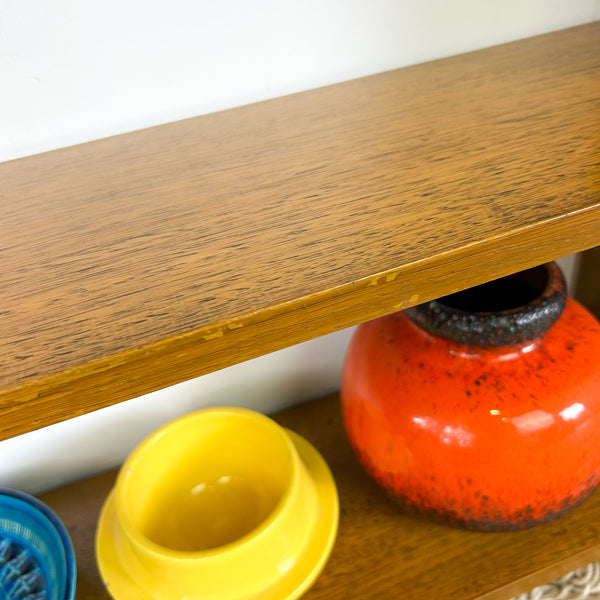 SMALL HARDWOOD BOOKCASE