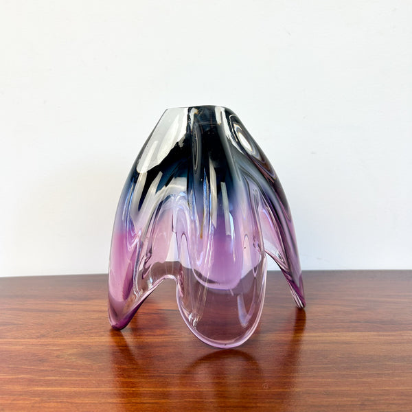 BLUE / PURPLE HANDKERCHIEF BOWL