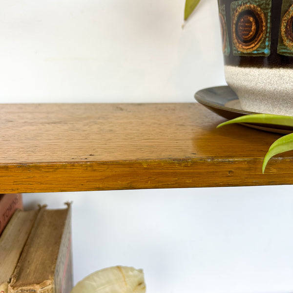 SMALL HARDWOOD BOOKCASE