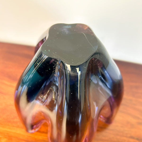 BLUE / PURPLE HANDKERCHIEF BOWL