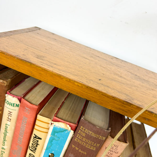 SMALL HARDWOOD BOOKCASE