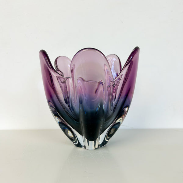 BLUE / PURPLE HANDKERCHIEF BOWL