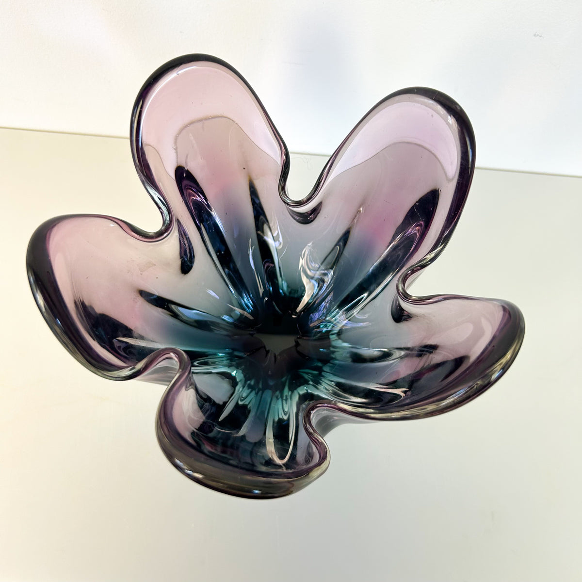 BLUE / PURPLE HANDKERCHIEF BOWL