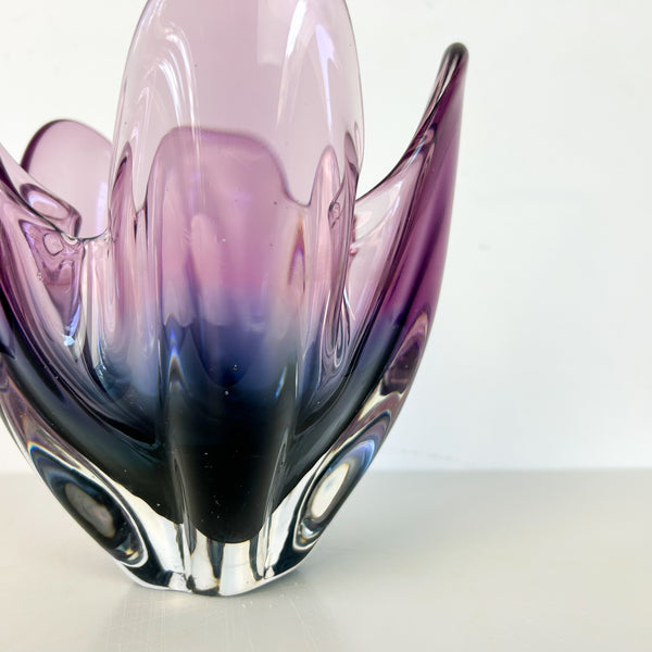 BLUE / PURPLE HANDKERCHIEF BOWL