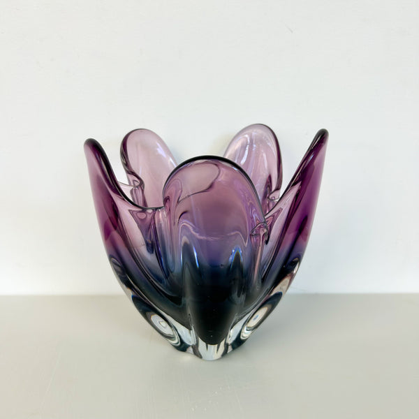 BLUE / PURPLE HANDKERCHIEF BOWL