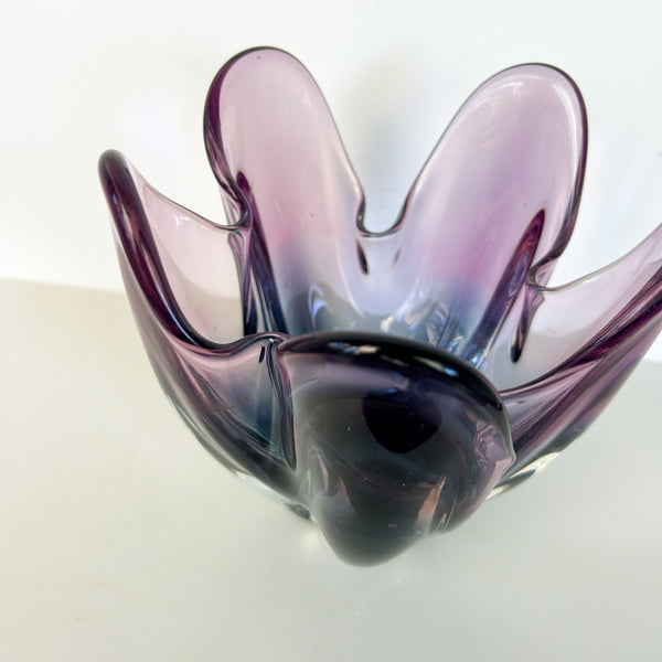 BLUE / PURPLE HANDKERCHIEF BOWL