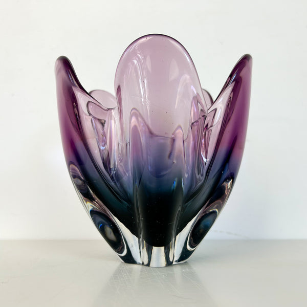 BLUE / PURPLE HANDKERCHIEF BOWL